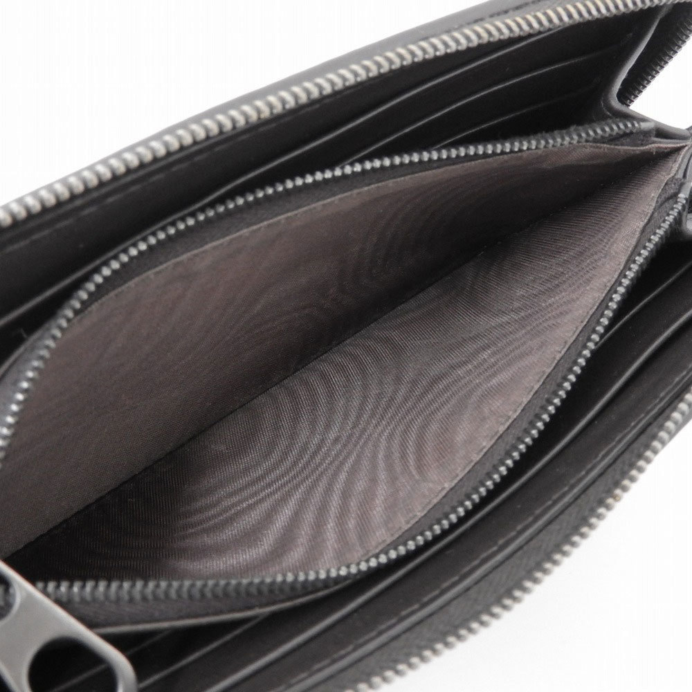 Bottega Veneta Intrecciato Round Zipper Long Wallet Leather Brown 510643 - Picture 4 of 7